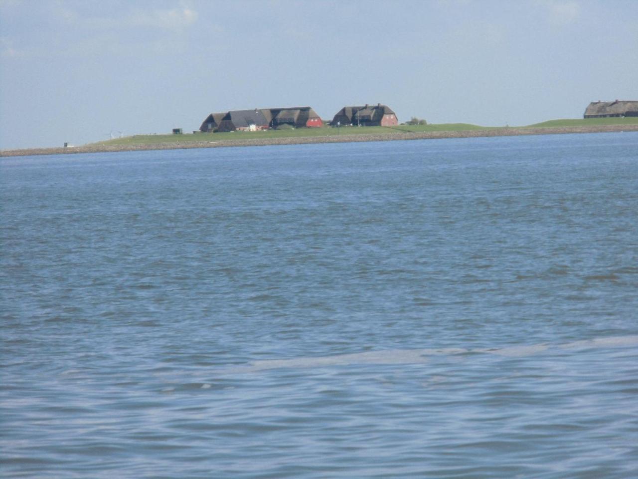 Haus-Halligblick-Ferienwohnung-Hamburger-Hallig Dagebüll Exterior foto